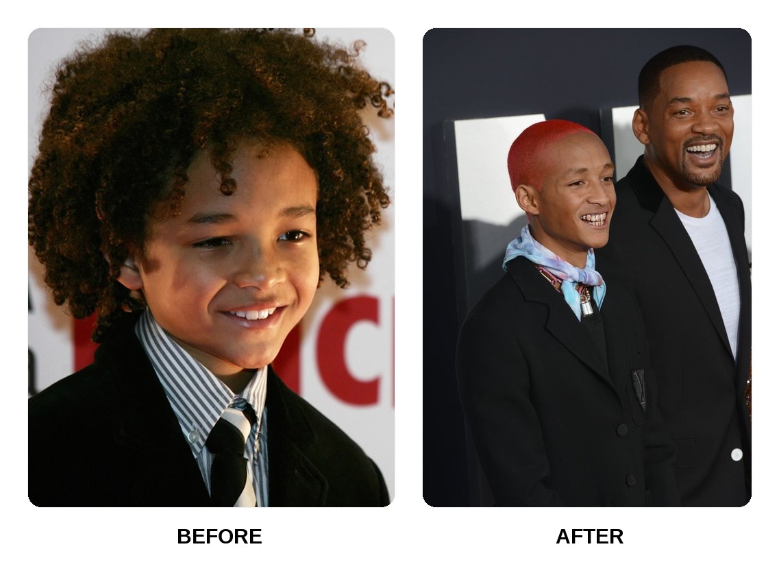 Jaden Smith teeth in his youth