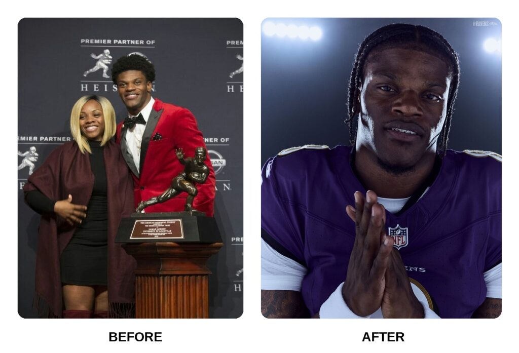 Lamar Jackson Teeth Before and After: What Happened in His Transformation?