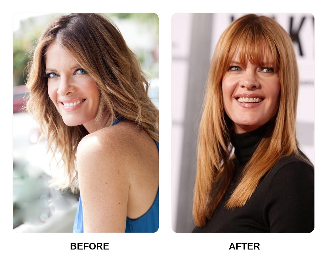 Michelle Stafford teeth in her youth